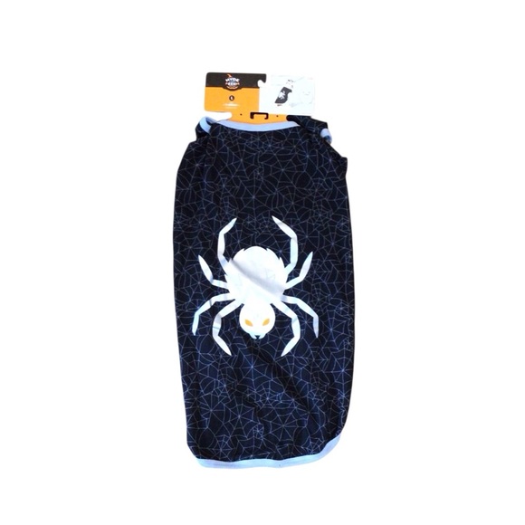 Halloween Costume Spider Black Shirt Size L Large Pet Outfit - Picture 5 of 7